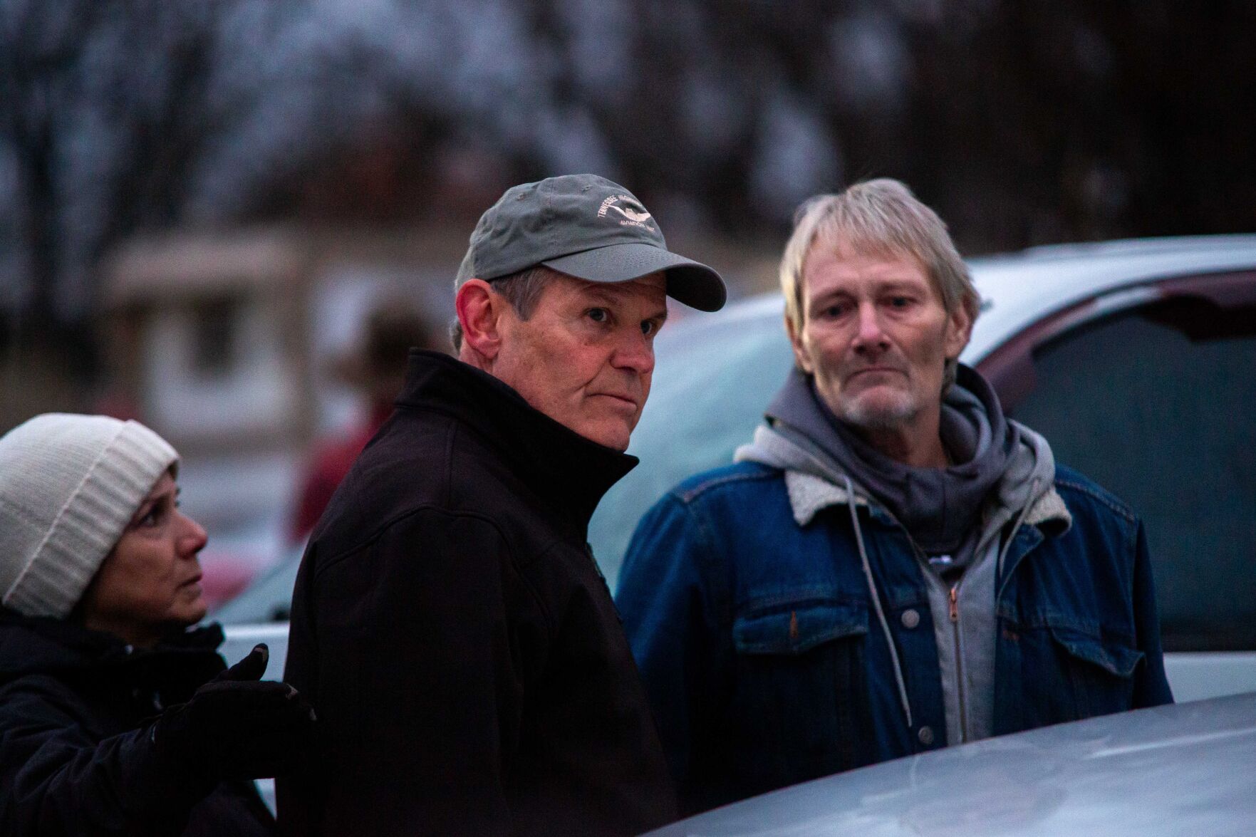 Gov. Bill Lee and his wife Maria survey tornado damage in Madison, Dec. 10, 2023